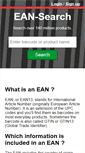 Mobile Screenshot of ean-search.org
